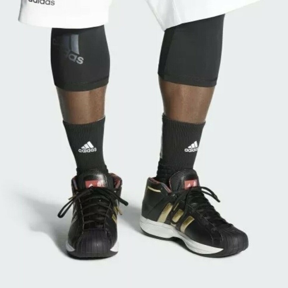 new men\'s 7 or 8 Adidas Pro Model 2G-Forbidden City shell toe Basketball FW3138 main image 4